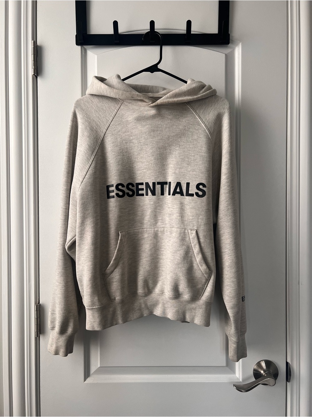 fear of god ESSENTIALS hoodie in oatmeal